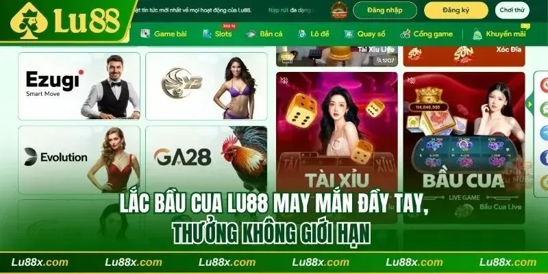 Lắc bầu cua Lu88
